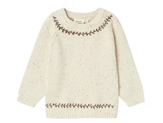 Lil Atelier turtledove gran strik pullover